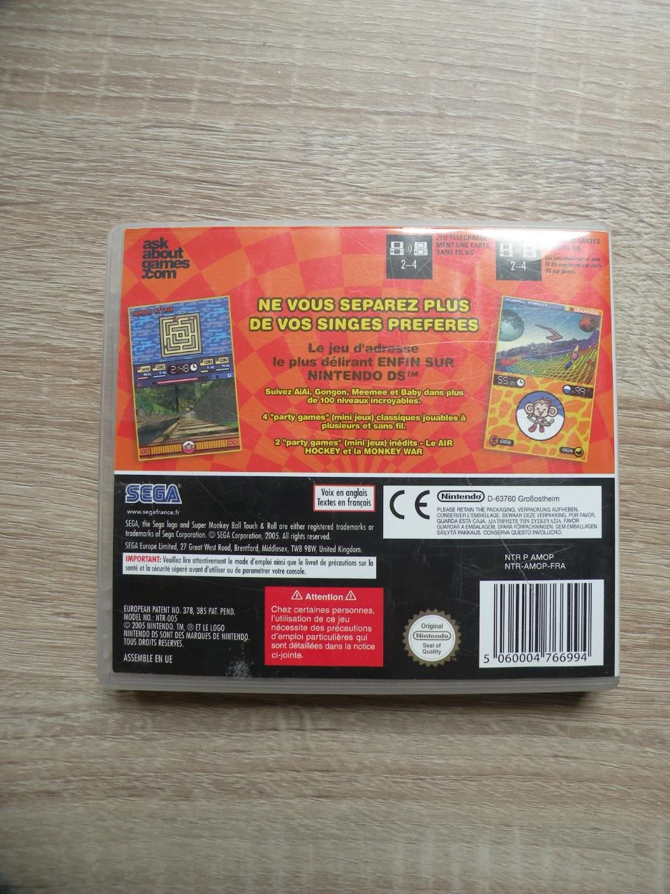 Super Monkey Ball Touch & Roll Nintendo DS (NDS) Game – photo 3